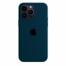 Чехол Silicone Case iPhone 14 Pro Max (тёмно-зелёный) 1616 - Чехол Silicone Case iPhone 14 Pro Max (тёмно-зелёный) 1616