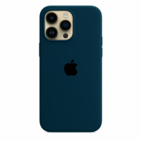 Чехол Silicone Case iPhone 14 Pro Max (тёмно-зелёный) 1616