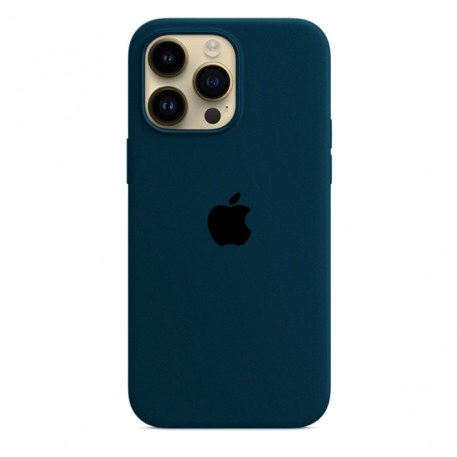 Чехол Silicone Case iPhone 14 Pro Max (тёмно-зелёный) 1616