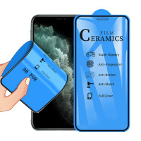 MIETUBLE Стекло Ceramics на экран для iPhone X / XS / 11 Pro (чёрный) 5077