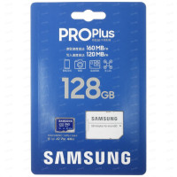SAMSUNG Флэш карта PRO PLUS microSD 128Gb 160Mb/s V30 ADP (54766)