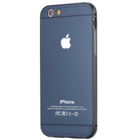 Чехол iPhone 6 6S металл пластиковый Fashion (чёрный)