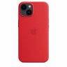 Чехол Silicone Case iPhone 14 (красный) 1701 - Чехол Silicone Case iPhone 14 (красный) 1701