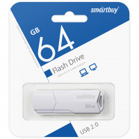 SmartBuy Флэш карта USB для компьютера 64Gb SB064GB25CW (белый) 7086