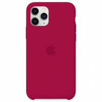 Чехол Silicone Case iPhone 11 Pro Max (брусничный) 5408