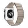 Ремешок Apple Watch 38mm / 40mm шагрень кожа (бежевый) 2003 - Ремешок Apple Watch 38mm / 40mm шагрень кожа (бежевый) 2003