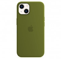 Чехол Silicone Case iPhone 13 (хаки) 30118