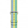 Ремешок Apple Watch 38mm / 40mm нейлоновый Classic (жёлто-зелёный) 7076 - Ремешок Apple Watch 38mm / 40mm нейлоновый Classic (жёлто-зелёный) 7076