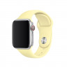 Ремешок Apple Watch 38mm / 40mm силикон гладкий (дыня) 6339 - Ремешок Apple Watch 38mm / 40mm силикон гладкий (дыня) 6339