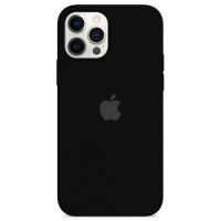 Чехол Silicone Case iPhone 12 Pro Max (чёрный) 3826