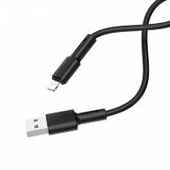 BOROFONE USB кабель 8-pin lightning BX31 5A 1метр (чёрный) 3052 - BOROFONE USB кабель 8-pin lightning BX31 5A 1метр (чёрный) 3052