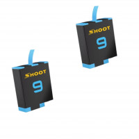 SHOOT Набор 2шт аккумулятор Quick Charge 1800mAh для GoPro Hero 9 / GoPro Hero 10 (AHDBT-901) 17563