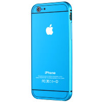 Чехол iPhone 6 6S металл пластиковый Fashion (бирюзовый)