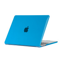 Чехол MacBook Air 15 M2 A2941 (2023г) глянцевый (голубой) 7651