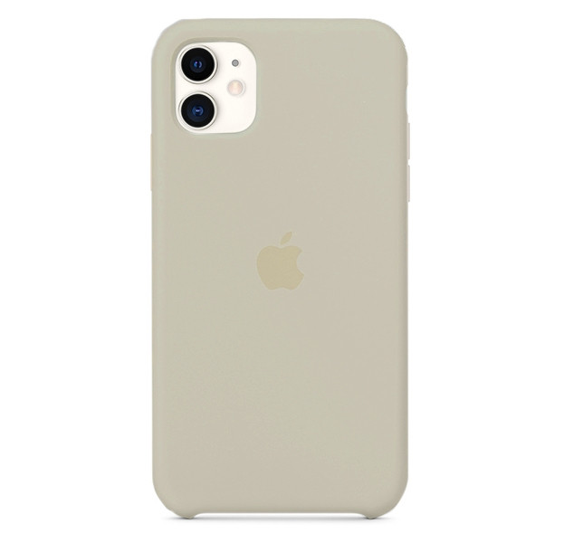 Чехол Silicone Case iPhone 11 (молочный) 5521