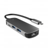 BASIX Хаб Type-C 4в1 (USB 3.0 х1 / USB 2.0 х1 / HDMI х1 / PD х1) Г90-31545 - BASIX Хаб Type-C 4в1 (USB 3.0 х1 / USB 2.0 х1 / HDMI х1 / PD х1) Г90-31545