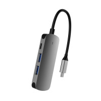 BASIX Хаб Type-C 4в1 (USB 3.0 х1 / USB 2.0 х1 / HDMI х1 / PD х1) Г90-31545
