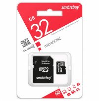SmartBuy Флэш карта microSD XC Class 10 32Gb ADP (23730)
