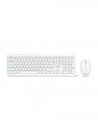 Smartbuy Компьютерная беспроводная клавиатура+мышь 2.4GHz модель SBC-666395AG-W (белый) Г30-68312
