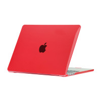 Чехол MacBook Air 15 M2 A2941 (2023г) глянцевый (красный) 7651