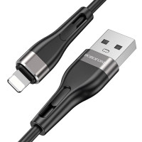 BOROFONE USB кабель 8-pin BX46 2.4A, длина: 1 метр (чёрный) 8110