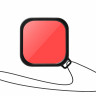 Аквабокс для GoPro 9 / GoPro 10 до 45м (сенсорная крышка + фильтр красный) 0484 - Аквабокс для GoPro 9 / GoPro 10 до 45м (сенсорная крышка + фильтр красный) 0484