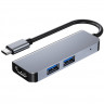 BRONKA Хаб Type-C 3в1 (USB 3.0 х2 / HDMI 4K х1 ) Г90-31552 - BRONKA Хаб Type-C 3в1 (USB 3.0 х2 / HDMI 4K х1 ) Г90-31552