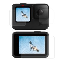 TELESIN Стекло защитное для экшн камеры GoPro Hero 9 / 10 / 11 (набор стёкл 3шт) 47706
