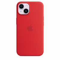 Чехол Silicone Case iPhone 14 Plus (красный) 1801