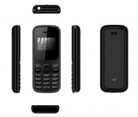 VERTEX Мобильный телефон на 2-Sim модель M114 (чёрный) Г30-70445