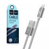 HOCO USB кабель X2 8-pin, длина: 1 метр (серый) 8009 - HOCO USB кабель X2 8-pin, длина: 1 метр (серый) 8009