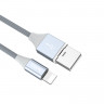 HOCO USB кабель U40B магнитный 8-pin (серый) 5431 - HOCO USB кабель U40B магнитный 8-pin (серый) 5431