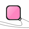 Аквабокс для GoPro 9 / GoPro 10 до 45м (сенсорная крышка + фильтр розовый) 0484 - Аквабокс для GoPro 9 / GoPro 10 до 45м (сенсорная крышка + фильтр розовый) 0484