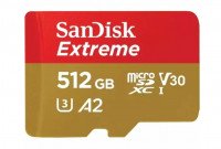 SanDisk Флэш карта Extreme microSDXC 512Gb 190Mb/s V30 без адаптера ADP (2563)
