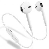 Наушники беспроводные S6 EarPods (белые) 4089