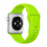 Ремешок Apple Watch 38mm / 40mm силикон гладкий (салатовый) 6339 - Ремешок Apple Watch 38mm / 40mm силикон гладкий (салатовый) 6339
