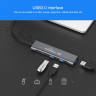 Blueendless Хаб Type-C 4в1 (USB 3.0 х3 / PD х1) серый космос Г90-52762 - Blueendless Хаб Type-C 4в1 (USB 3.0 х3 / PD х1) серый космос Г90-52762