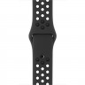 Ремешок силиконовый для Apple Watch 38mm / 40mm / 41mm спортивный Nike (чёрный) 2501 - Ремешок силиконовый для Apple Watch 38mm / 40mm / 41mm спортивный Nike (чёрный) 2501