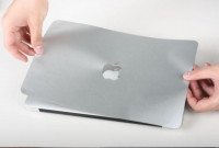 Антивандальная плёнка на крышку дисплея MacBook Pro 15 A1707 / A1990 (серебро) 9801
