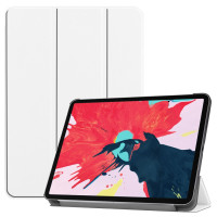 Чехол для iPad Pro 11 (2018-2020) Smart Cover серии Custer PC + кожа (белый) 3101