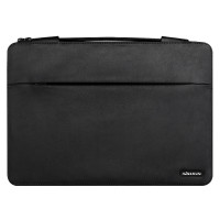 NILLKIN Сумка-папка для MacBook Pro / Air 13" - 14" с подставкой 18° / 26° серии Leather (чёрный) 1705
