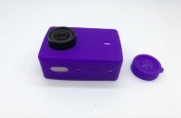 Чехол силиконовый для экшн камеры Xiaomi Yi 4K / Xiaomi Yi 4K+ / Xiaomi Yi Lite (фиолетовый) 0014