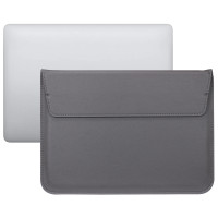 Чехол-конверт для MacBook 11" горизонтальный PU кожа серии Envelope (серый) 870001