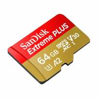 SanDisk Флэш карта Extreme microSD 64Gb 160Mb/s V30 без ADP (2924) - SanDisk Флэш карта Extreme microSD 64Gb 160Mb/s V30 без ADP (2924)