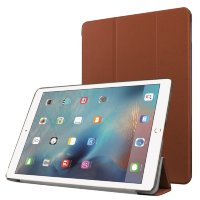 Чехол для iPad Air 2 / Pro 9.7 тип Smart кожаный 3 секционный (коричневый) 1657