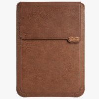 NILLKIN Сумка-папка для MacBook Pro / Air 13" - 14" с подставкой 15° / 25° серии Leather (коричневый) 1705