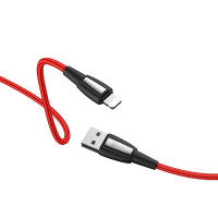 HOCO USB кабель 8-pin X39 2.4A 1м (красный) 1298