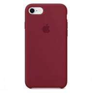 Чехол Silicone Case iPhone 7 / 8 (бордо) 6608 - Чехол Silicone Case iPhone 7 / 8 (бордо) 6608