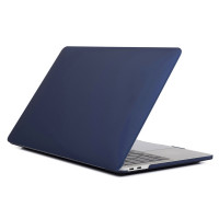 Чехол MacBook Pro 13 модель A1706 / A1708 / A1989 / A2159 / A2338 / A2289 / A2251 (2016-2022гг.) матовый (тёмно-синий) 0052