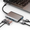 BASIX Хаб Type-C 5в1 (USB 3.0 х3 / HDMI х1 / PD х1) модель TW5A (4100H) - BASIX Хаб Type-C 5в1 (USB 3.0 х3 / HDMI х1 / PD х1) модель TW5A (4100H)